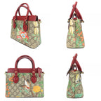 Gucci Handbag Tian GG Supreme Canvas Red Beige Multicolor 2-Way Crossbody — view 2