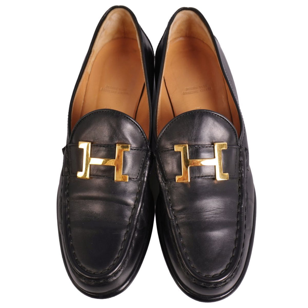 Hermes Loafers Moccasins Constance Logo les — view 4