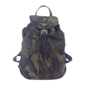 Prada Backpack Nylon Leather Tessuto Camouflage Khaki
