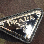 Prada Backpack Nylon Leather Tessuto Camouflage Khaki — view 9