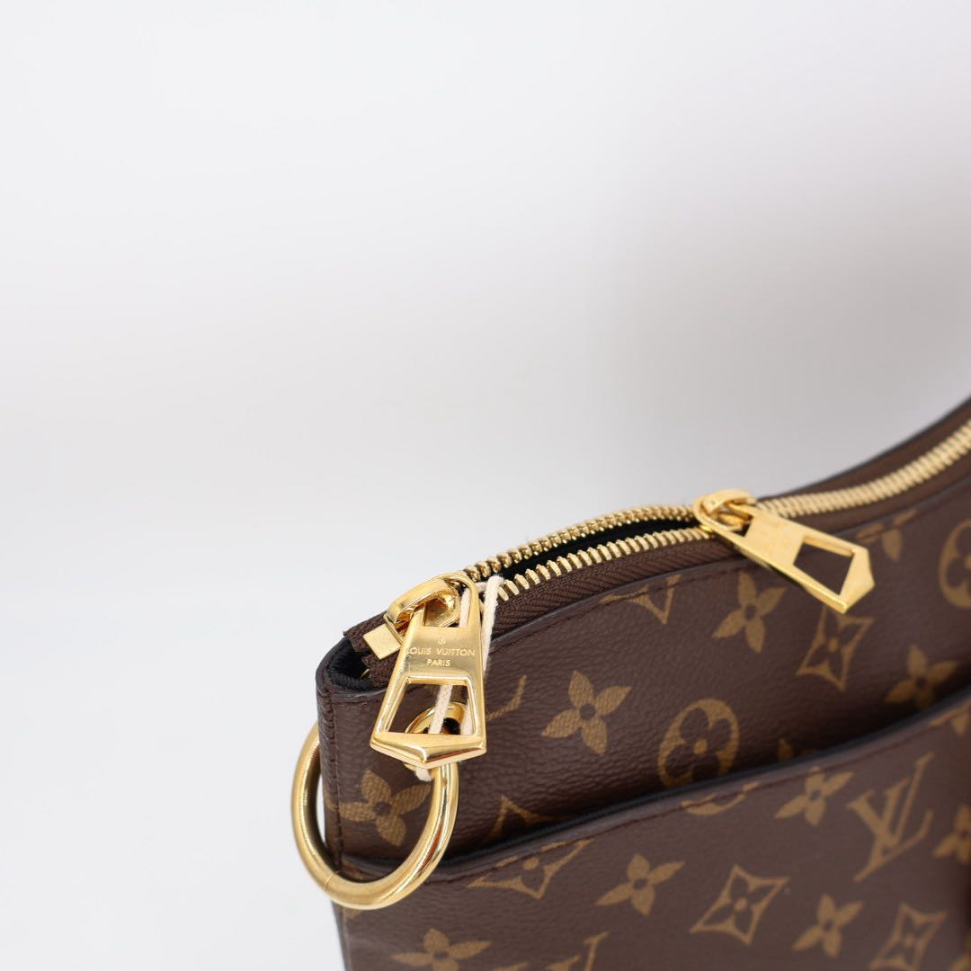 Louis Vuitton Odeon NM Shoulder Bag Crossbody Leather Noir Black — view 3
