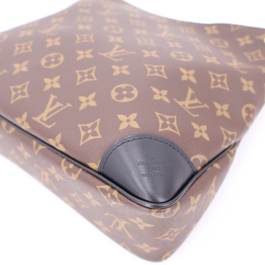 Louis Vuitton Odeon NM Shoulder Bag Crossbody Leather Noir Black — view 5