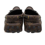 Louis Vuitton Moccasins Arizona Line Monogram Leather Ribbon Driving Shoes Flat — view 2