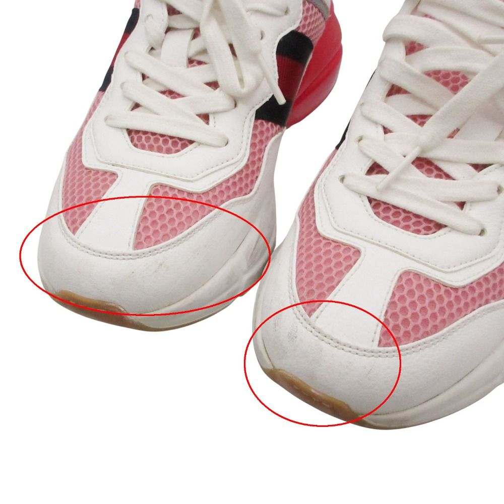 Gucci Sneakers Ryton Sherry Line Dad Shoes Platform Pink — view 8