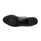 Chanel Long Boots Back Belt Bicolor Cap Toe Knee High Shoes Black — view 7