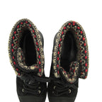 Chanel Sneakers Suede Tweed CC Logo High Cut Shoes Black — view 7