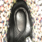 Chanel Sneakers Suede Tweed CC Logo High Cut Shoes Black — view 6