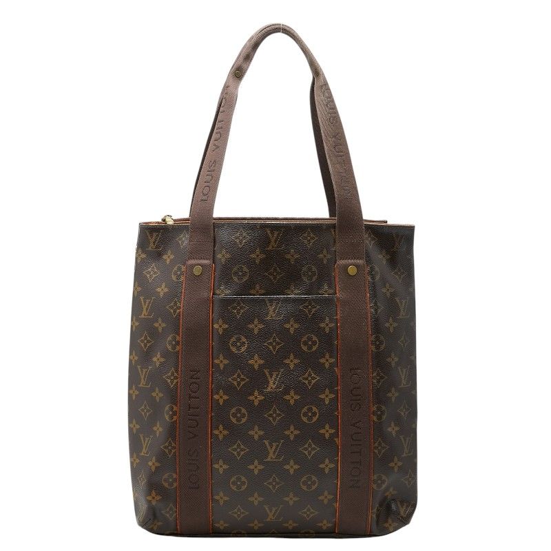 Louis Vuitton Monogram Cabas Bob le Tote Shoulder Bag Brown Canvas