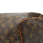 Louis Vuitton Monogram Speedy 25 Mini Boston Bag Brown Leather — view 6
