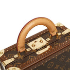 Louis Vuitton Monogram Petite Valise Mini Trunk 2-Way Shoulder Bag Brown Leather — view 8
