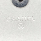 Chanel Mini Quilted CC Logo Chain Shoulder Bag Pochette Silver Leather — view 9
