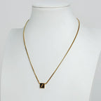 Fendi Forever Necklace FF Logo Gold Plated — view 4