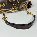 Louis Vuitton Sac Fermoir Monogram Charm Handbag Vinyl — view 7