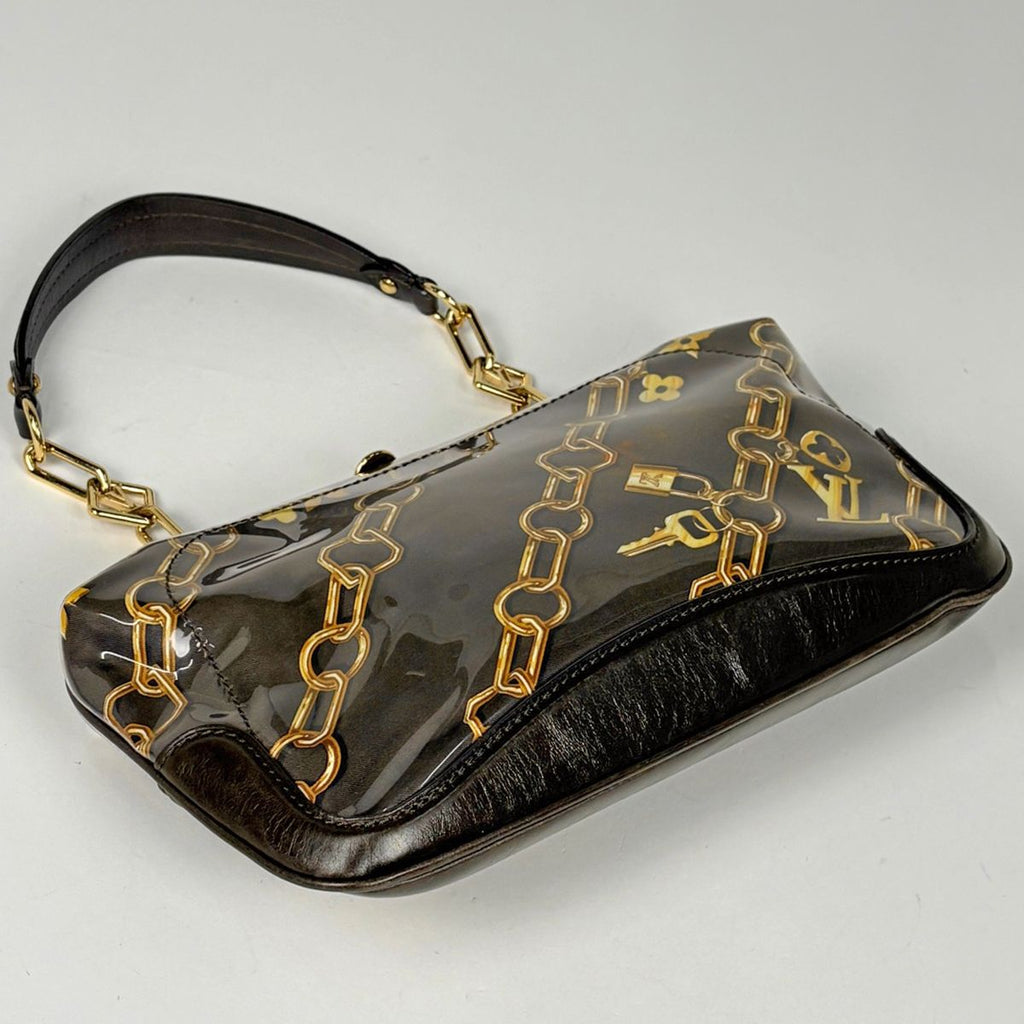 Louis Vuitton Sac Fermoir Monogram Charm Handbag Vinyl — view 2
