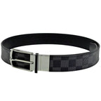 Louis Vuitton Ceinture Calf Underbelt Damier Graphite Black Belt