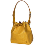 Louis Vuitton Drawstring Shoulder Bag Epi Tassiri Yellow
