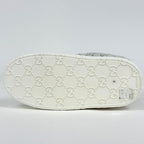 Gucci GG Pattern Snow Boots Merino Wool Shoes Suede Shearling White — view 2