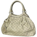 Gucci Guccissima Ski Handbag Shimarais the Ivory