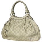 Gucci Guccissima Ski Handbag Shimarais the Ivory