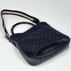 Gucci Bamb 2-Way Shoulder Bag GG Pattern Canvas Black — view 2