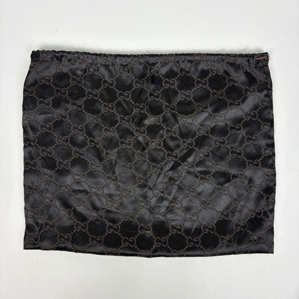 Gucci Bamb 2-Way Shoulder Bag GG Pattern Canvas Black — view 8