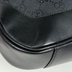Gucci Bamb 2-Way Shoulder Bag GG Pattern Canvas Black — view 4