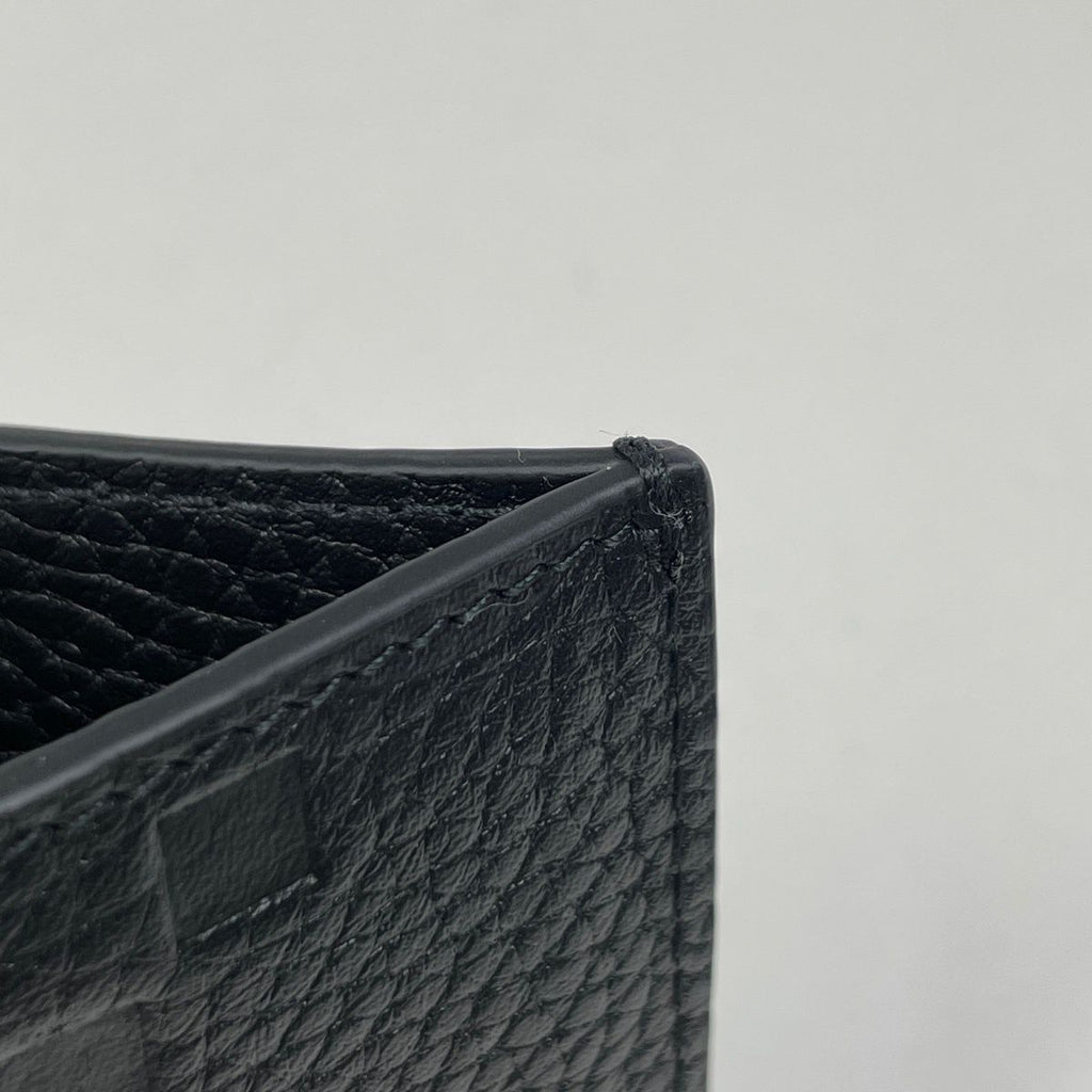 Gucci Jumbo GG Card Case Business Leather Black — view 4