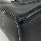 Celine Boogie Bag Blason Handbag Leather Black — view 3
