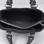 Celine Boogie Bag Blason Handbag Leather Black — view 9