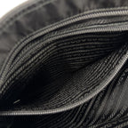 Prada Nylon Black Shoulder Bag Silver — view 8