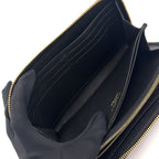 Louis Vuitton Zippy Wallet Monogram Empreinte Noir Leather Black Round Gold — view 7
