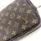 Louis Vuitton Trousse Toilet 23 Monogram Unknown Brown Cosmetic Pouch Gold — view 6