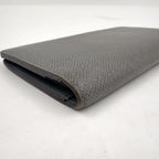 Louis Vuitton Portefeuille Brazza Taiga Boreal Leather Dark Navy Bifold Wallet — view 5