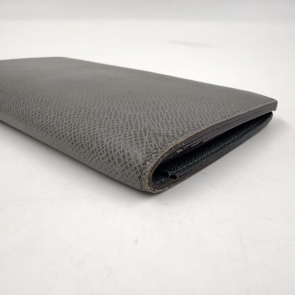 Louis Vuitton Portefeuille Brazza Taiga Boreal Leather Dark Navy Bifold Wallet — view 6