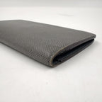 Louis Vuitton Portefeuille Brazza Taiga Boreal Leather Dark Navy Bifold Wallet — view 6