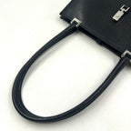 Gucci Jackie Leather Black Tote Silver — view 7