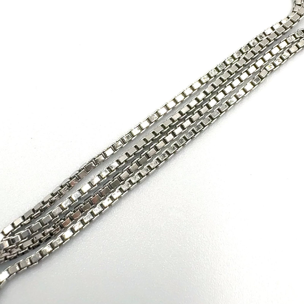Dior Cross Logo Metal Silver Necklace — view 6