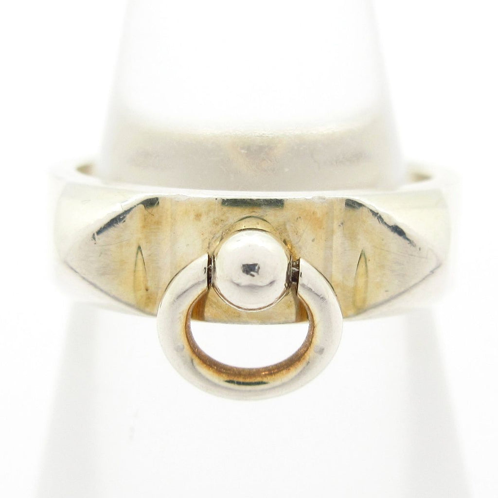 Hermes Ring 51 Collier de Champagne Silver