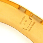 Hermes Bangle Clic Clac Gold Black Bracelet — view 4
