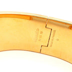 Hermes Bangle Clic Clac Gold White Bracelet — view 4