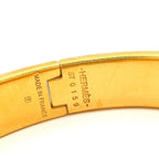 Hermes Bangle Click Gold Orange Bracelet — view 4