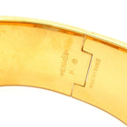 Hermes Bangle Clic Clac Gold Brown Bracelet — view 4