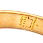 Hermes Bangle Click Gold Black Bracelet — view 4