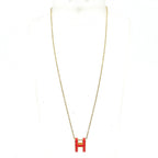 Hermes Necklace Pop Gold Pink — view 2