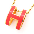 Hermes Necklace Pop Gold Pink