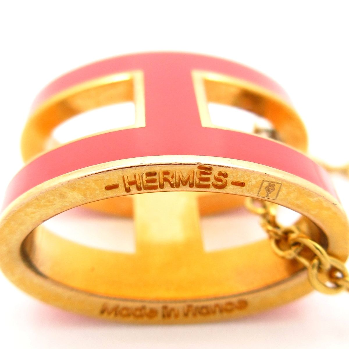 Hermes Necklace Pop Gold Pink — view 5