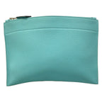 Hermes Clutch Bazaar Light Blue Silver