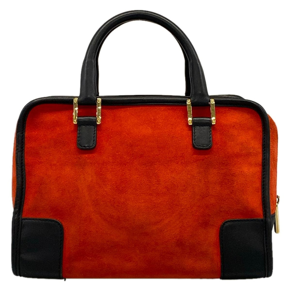 Loewe Handbag Amazona Red Black Leather — view 3
