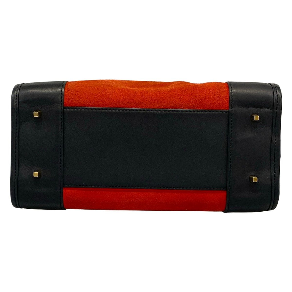 Loewe Handbag Amazona Red Black Leather — view 5