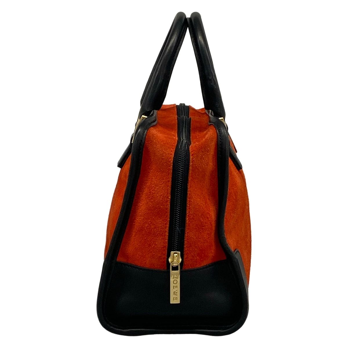 Loewe Handbag Amazona Red Black Leather — view 2